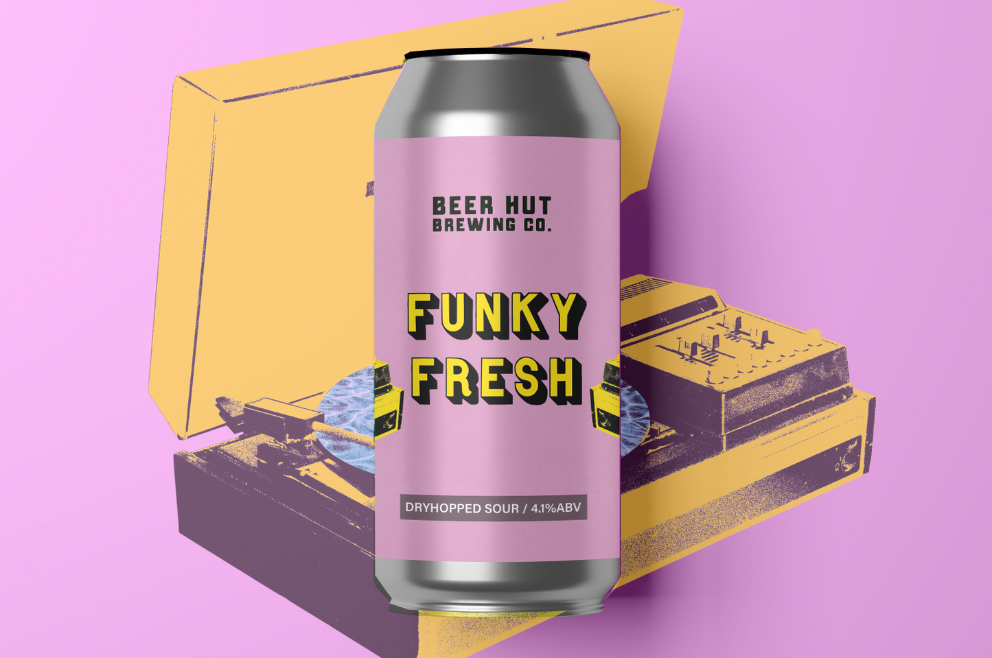 FUNKY FRESH / DRY HOPPED SOUR / 4.1%ABV