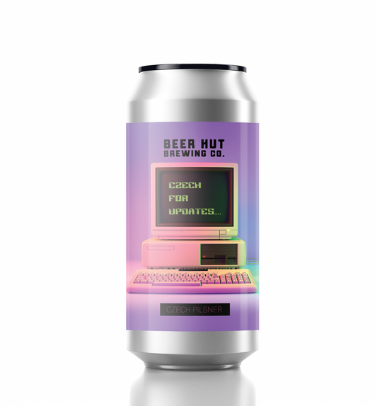 CZECH FOR UPDATES - CZECH PILSNER - 4.5%ABV